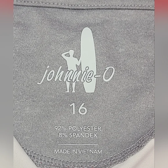 NEW Johnnie-O boys' performance 1/4 zip size 16